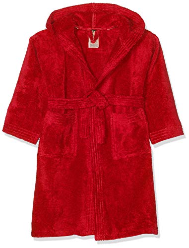 Arena jr Albornoz Junior Core Soft Robe, Juventud Unisex, Red/White, 14-15