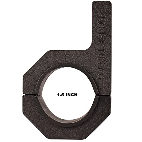 House Tuning Tube Clamps 4Pcs 1.5 Inch Mounting Bracket,Roof Roll Bar Cage Holder Bar Clamp 1 1/2" For Work Hid Led Light Bar (1.5"- Clamp Mount Kit) #TOP2