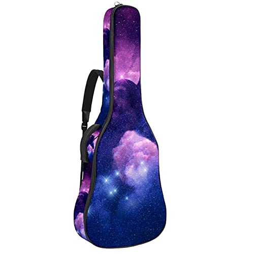 Sac à dos guitare basse licorne violette pour cours et répétitions