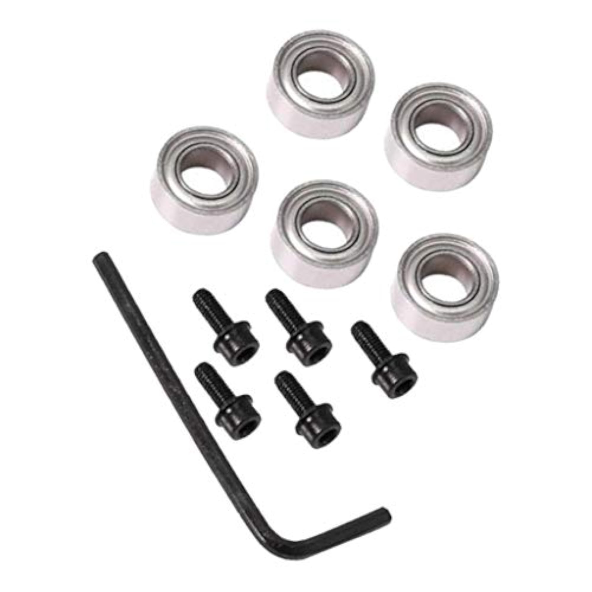 Router Bit Top and Shank Bearings Accessory Set, 5pcs