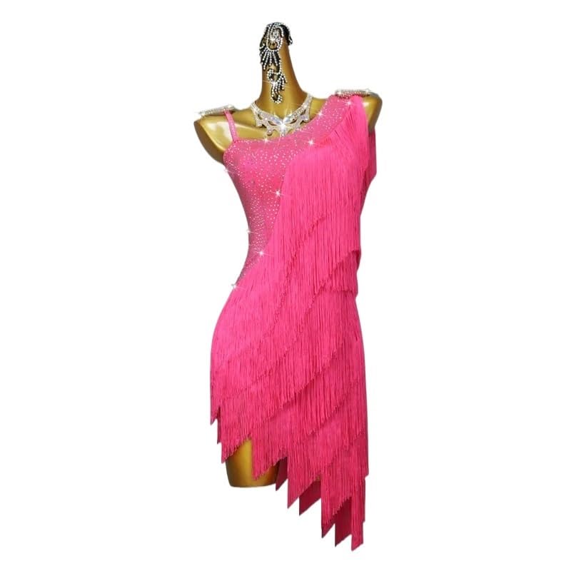 Robe de danse latine de compétition courte en taille XXXXS pour femmes