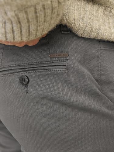 JACK&JONES Herren JPSTMARCO JJARTHUR Chino SN Chinohose, Smoked Pearl, 30 W/34 L – Ansicht 6