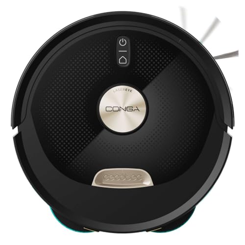 Cecotec Robot Aspirador y Friegasuelos con IA Conga M100 Spin AI. Inteligencia Artificial, 20000Pa, Cepillo de Silicona Antienredos, Mopas Giratorias, Autonomía hasta 220 m², Control App 3.0 Cecotec Robot Aspirador y Friegasuelos con IA Conga M100 Spin AI. Inteligencia Artificial, 20000Pa, Cepillo de Silicona Antienredos, Mopas Giratorias, Autonomía hasta 220 m², Control App 3.0