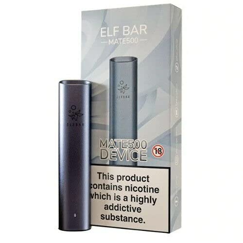 Elf Bar Mate500 Battery No Nicotine Rechargeable Device (Grey)