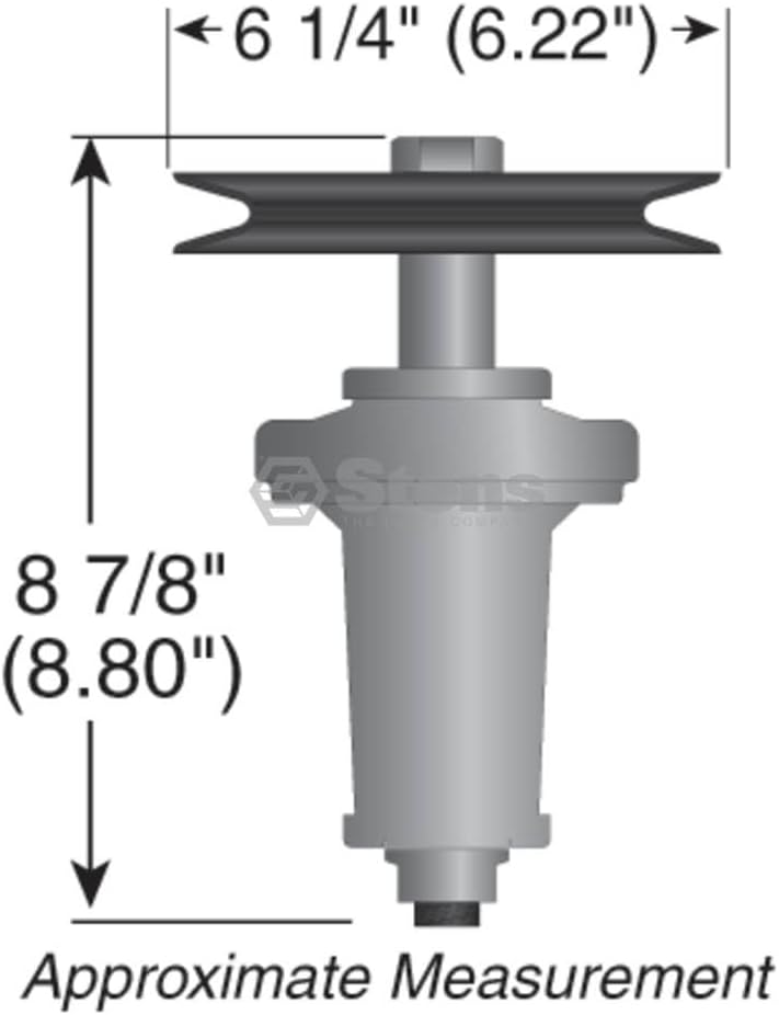 Rareelectrical New Spindle Assembly Compatible With Cub Cadet 17Rsdald010 17Bidagd010 17Asdald056 17Csdald010 17Ridaud010 17Ridgjd010 17Atdagd010 By Part Numbers 618-06076A 918-06076A 285-976