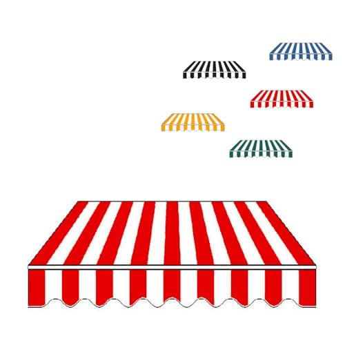 YCBTPS Parte Superior Dosel Lona Recambio para Toldo De Balcón 5x3m Lona De Repuesto para Toldo Retráctil De Exterior, Tela De Repuesto para Toldo De Patio(Red,2.5x2m(8x6.5ft))
