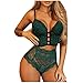 Sexy Dessous Damen für Sex, Pitashe Spitze Erotik BH Lingerie Höhe Taille Reizwäsche Nachtwäsche Lace Erotik Unterwäsche und Slip Reizwäsche Set Frauen Frontverschluss Babydoll Set Bodysuits Nachthemd