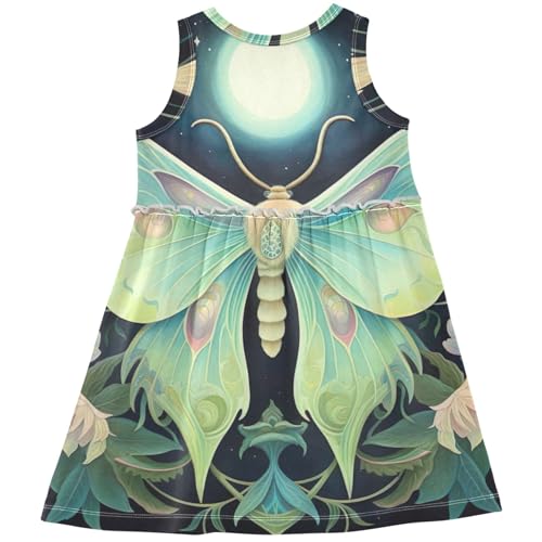 Colorful Deer Antlers Girl Dress 2t - 8 Years Girls Sundress Animal Floral Toddler Dress2