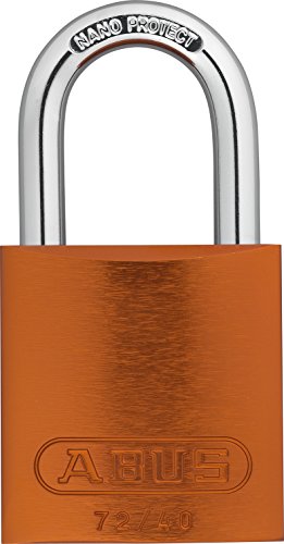 ABUS Orange 72/40 Lockout Tagout Padlock w/ 1