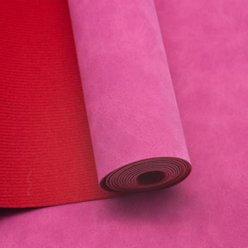 Cuir synthétique doux rose pour personnaliser vos canapés et sacs faits main