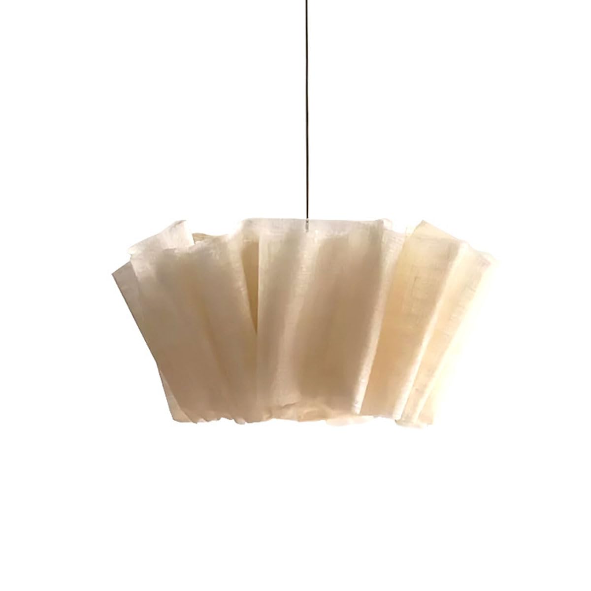 Lampe Suspendue en Tissu pour Éviter l'Éblouissement et Éclairer le Salon