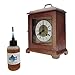 Liquid Rescue 100%-Synthetic Oil for Wall Clocks, Pendulum Clocks, Electric Clocks, Cuckoo & Mantle Clocks, gets Frozen Clocks Moving Again, Keeps All Clocks Running smoothly! 1 oz Bottle w/3 Needles