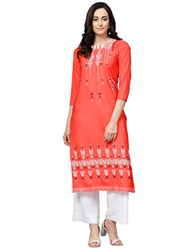 Image of Vaamsi Women's Crepe A-Line Regular Kurta