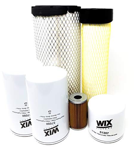 Crazy Deals CFKIT Filter Kit For Kubota M4700 & M4700DT Tractor w/F2803-ELA Eng