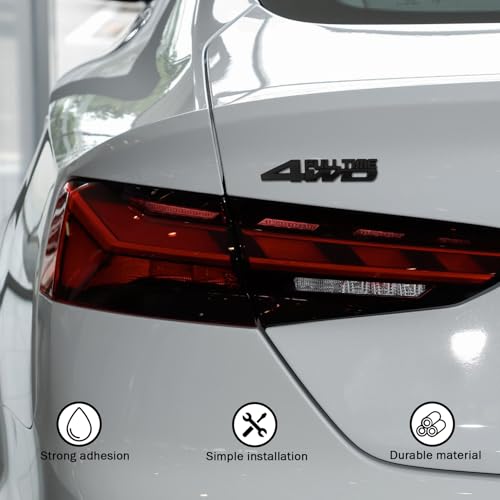 Image of Universal 4X4 Emblem Badge 3D Logo, Emblem Sticker, 3D Fender Badge Decal Car Sticker, Full Coverage Adhesive Replacement Compatible with Toyota 4Run, Tun Truck Pickup Model (4WD, Black)