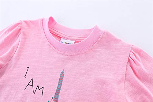 Image of Mud Kingdom Little Girls Birthday Shirt Long Sleeve Cute Cartoon
