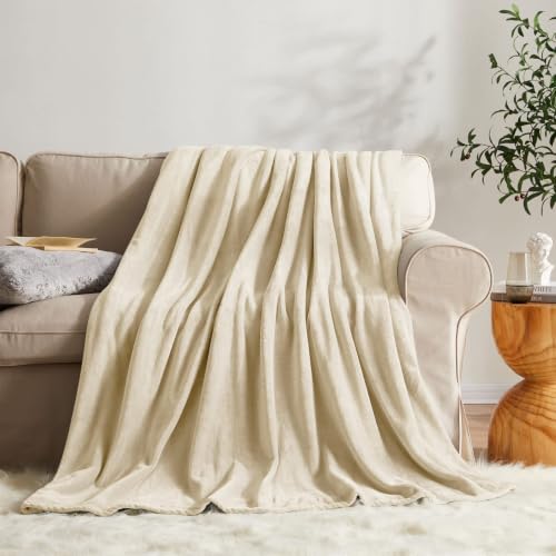 Image of KMUSET Fleece Blanket Grey Queen Size Lightweight Cozy Plush Microfiber Solid Blanket Factory Shop
