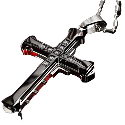 Collier croix en cristal noir le cadeau idéal pour marquer un événement