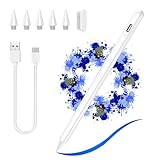 Stylus Pen for iPad 2018-2023, Compatible with ipad 10th Generation Pencil with Tilt Sensitivity & Palm Rejection & Magnetic, Pencil for iPad 10/9/8/7/6, Air 3/4/5, Mini 5/6, Pro 11'/12.9'