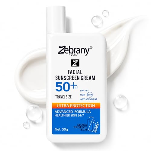 Facial Sunscreen, Oily & Acne-Prone Skin - SPF Moisturizer Face, No White Cast, Superior Sun Defense...