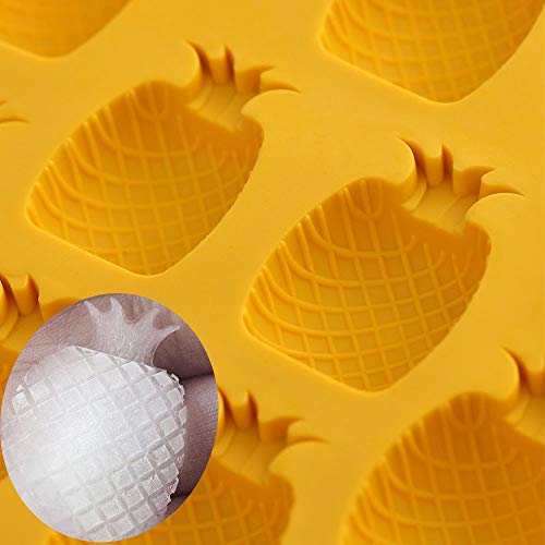 Molde de piña para hielo y chocolate 2 piezas miniatura 4