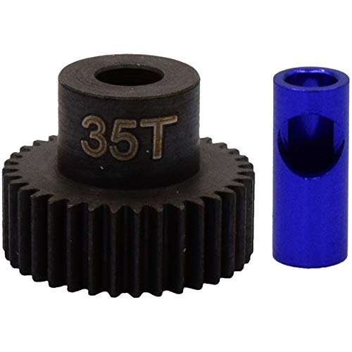 Hot Racing NSG835 35t Steel 48p Pinion Gear 5mm & 1/8