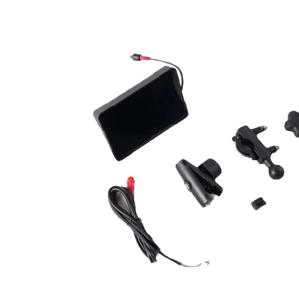 Navegador GPS con Pantalla táctil Resistente al Agua de 5 Pulgadas para Motocicletas y automóviles con compatibilidad automática con CarPlay y Android