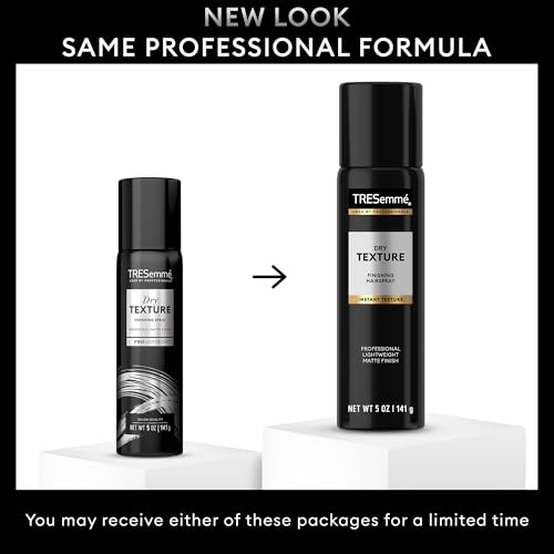 Image of TRESemme Dry Texture Finishing Spray 6-Pack - Matte Finish, Texturizing & Volumizing, 24H Humidity & Frizz Control, 5 Oz Ea