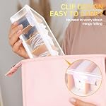 PAVSTINE 2 Pack Clear Cable Organizer Box with Lid, Plastic Charger Cable Cord Storage Organizer, Office Desk Organizers, Multifunctional Accessories Storage for Home Drawer Office, Stackable