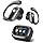 jaddsa Wireless Earbuds, Bluetooth 5.4 Sport Headphones with Smart Charging Case, ENC Noise Cancelling, Ear Buds with IPX7 Waterproof & Bass Stereo Sound for iOS, Android – Jet Black