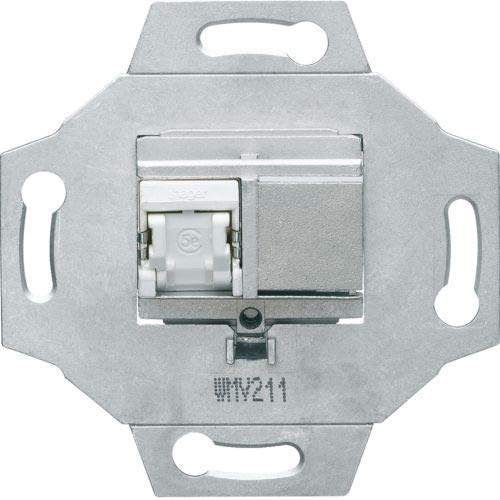 hager 1930 - prise rj45 simple - catégorie 5e ftp - hager wmv211