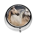 Matériau du produit : le boîtier est fabriqué en métal plaqué de fer de haute qualité avec un séparateur intérieur en plastique et un bouton d'ouverture facile, ce qui est durable et solide, garde vos médicaments en toute sécurité à l'intérieur.