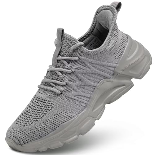 Image of Womens Running Shoes Slip-on Walking Tennis Sneakers Lightweight Breathable Casual Soft Sole Mesh Workout Sports Shoes