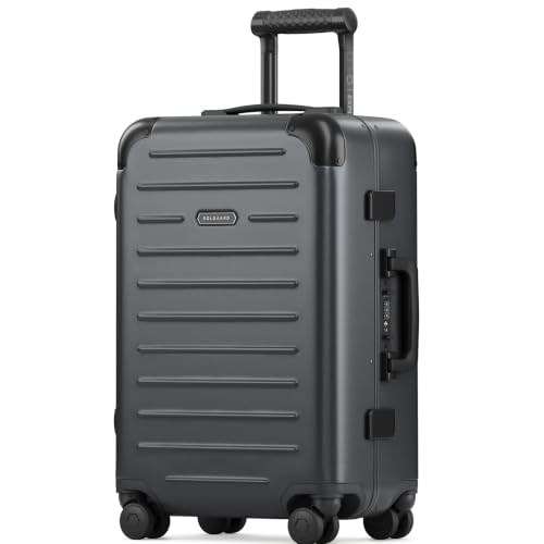 Solgaard Carry-On Closet Original - Hard-Shell 22.4' Travel Luggage (Grey) | TSA-Approved Durable...