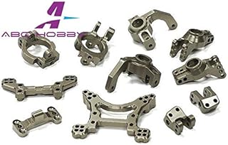Hockus Accessories Billet Machined Suspension Conversion Kit 1/10 EXO Off-Road - (Color: Dark Khaki)