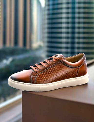 Image of Symbol Premium Mens Smart Casual Flat Leather Sneakers