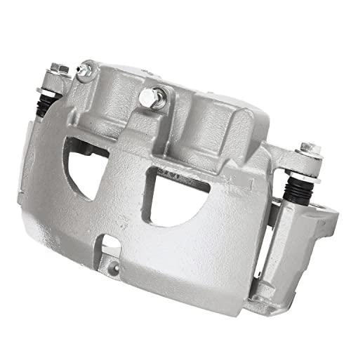 Image of Detroit Axle - Front Left Brake Caliper with Bracket Replacement for 2009 | 2010 2011 2012-2018 Dodge Ram 2500 3500 4000