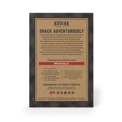 Kodiak Oatmeal Protein Ball Mix, Chocolate Chip, High Protein, 100% Whole Grains, (Pack Of 1) #TOP1