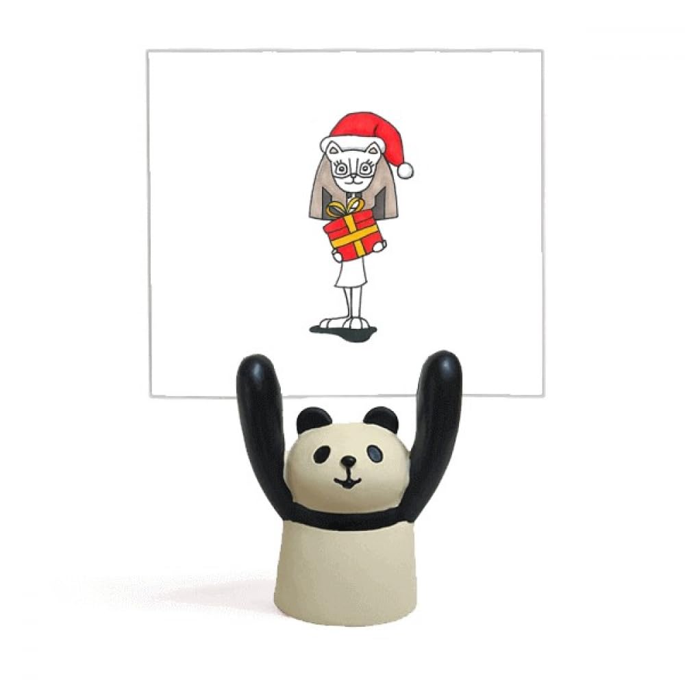 Support pour chapeau de Noël Bastet panda avec base stable et rigide