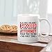 If At First You Don't Succeed Try Doing What You Attorney Told You To Do The First Time Lawyer Gifts Ceramic Mug 11 oz White 11 oz