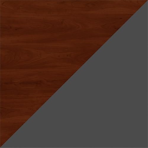 Miniatura 7 de Bush Business Furniture Escritorio en forma de U con lazo frontal de 72 W con gabinete y almacenamiento en Hansen Cherry