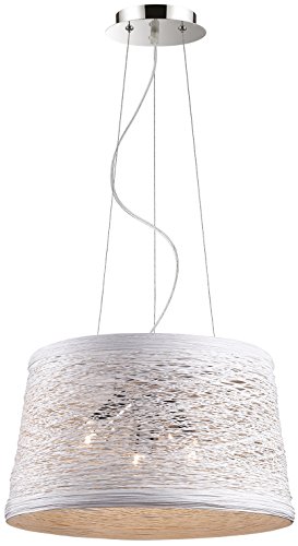 Idéal Lux Basket SP3 luminaire de plafond chrome et blanc pour l'éclairage de votre salon