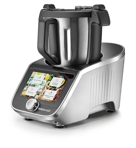 ROBOT CUISEUR XL - NATURAMIX - Robot cuiseur multifonctions avec bol xl,balance intégrée et écran tactile +800 recettes