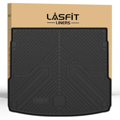 Image of LASFIT Cargo Mat for Audi Q5 /SQ5 2018-2025 | Not for PHEV, Not for 2025 Q5 new body(Gen 3), Custom Fit TPE All Weather Trunk Mat, Secure-Fit, Waterproof, Easy to Wash
