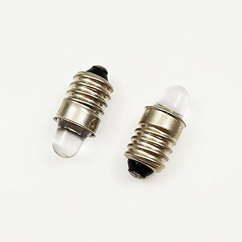 E10 3V 4300K / 6000K White LED Light Bulb Torch Headlight Mini Head Lamp Flashlight - Image 4