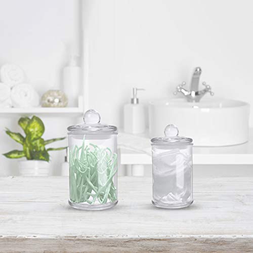 ERYTLLY Glass Food Storage Airtight Jars USDA Approved BPA Free High Borosilicate Glass Cookies Jar Glass Canister Lid Free Dishwasher Safe Canning Jar for Kitchen, Set of 4 - Thumbnail 5