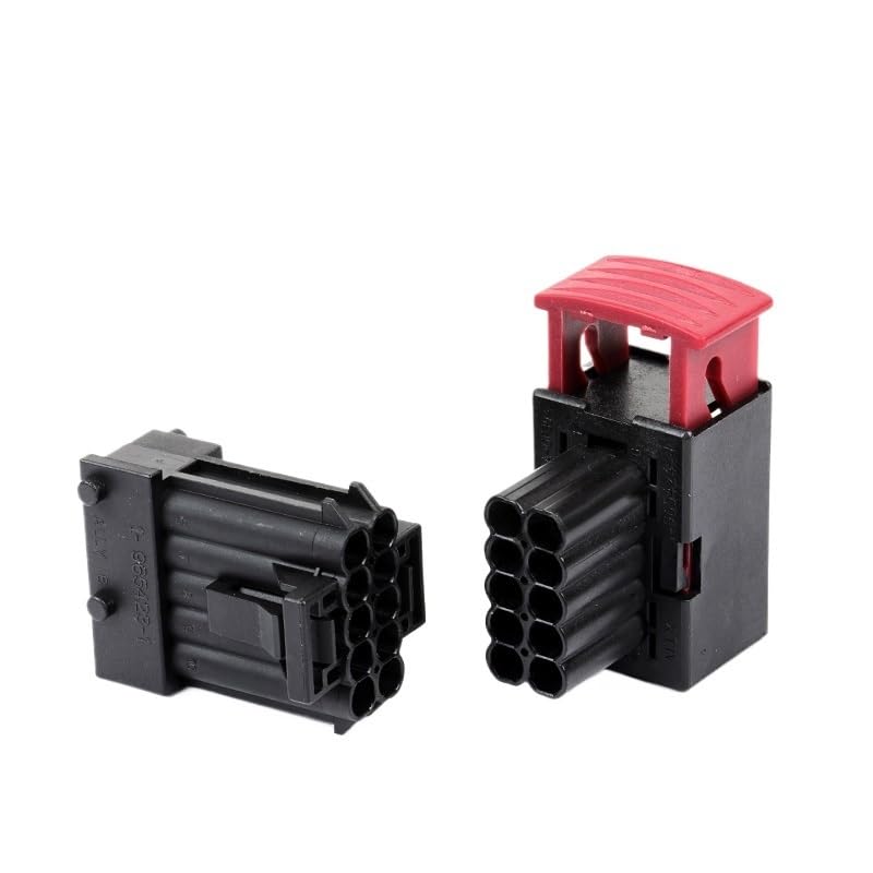 Bombilla Coche Conector De Faro Coche 1-965424-1 Bombilla LED | 1-965423-1 Hembra macho negra impermeable del conector de la haz de cables para las linternas del coche