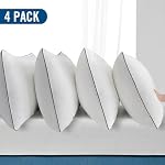 Standard Size Bed Pillows for Sleeping 4 Pack,Luxury Hotel Pillows,Comfortable and Supportive,Machine Washable,Suitable for Stomach,Back and Side Sleepers. - Image 2