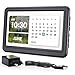 ROCAM Despertador Digital de 7", Calendario con Fecha y Día, 20 Alarmas y Recordatorios, Pantalla Grande, Navegación Fácil, 10 Brillo Ajustable, DST Automático, Ideal para Personas Mayores, 6 Idiomas