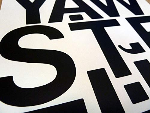 Pack of 63 x 3" (75mm) Black Vinyl Sticky Letters, Self-Adhesive, Stick on, Cut-to-shape, waterproof lettering for signs, vehicles, boats, posters & school projects